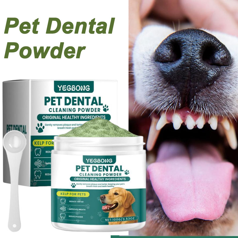 Teeth Whitening Near Me - 犬用歯磨きパウダー。歯石を除去し、口臭を軽減。ペットの歯のケア、口腔衛生、歯茎の健康を促進。歯を白くする効果があります。100g。
