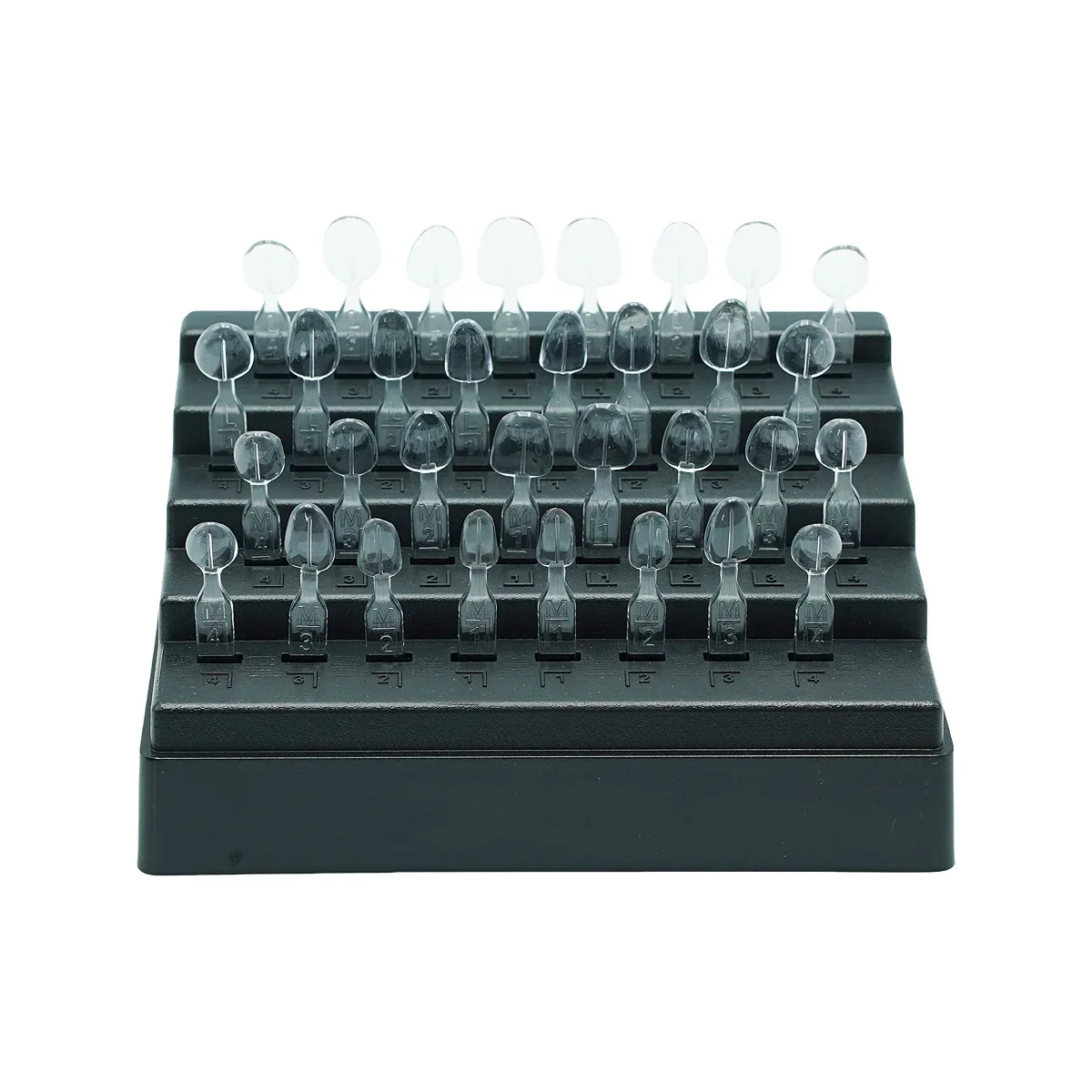 Teeth Whitening Moulds - 32個/セット デンタルベニアモールドキット コンポジットレジンモールド 光硬化 オートクレーブ対応 前歯モールド